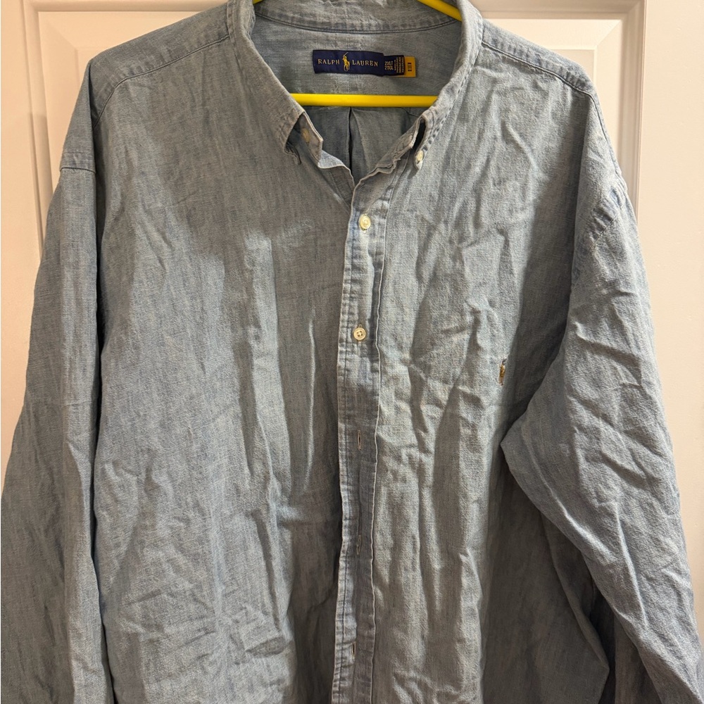 Ralph Lauren Men's Light Blue Casual Shirt